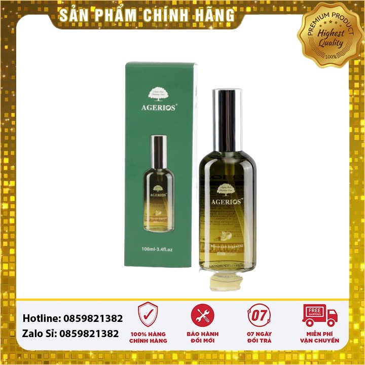 Tinh dầu dưỡng tóc agerios 50ml-100ml