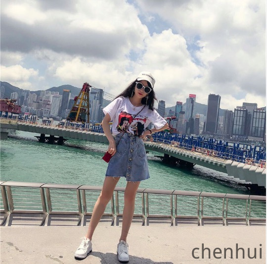 chân váy jean Chữ A Lưng Cao Thời Trang Cho Nữ | BigBuy360 - bigbuy360.vn