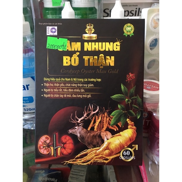 Sâm Nhung Bổ Thận Cordycep - Bổ thận, dưỡng huyết, cải thiện chức năng sinh lý