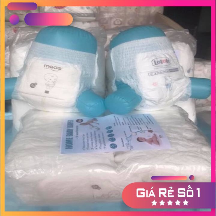 Bỉm quần Home baby đủ size M,L,XL,XXL,XXL 50/100 miếng, nhập khẩu chính hãng, mềm phù hợp với làn da nhạy cảm của bé
