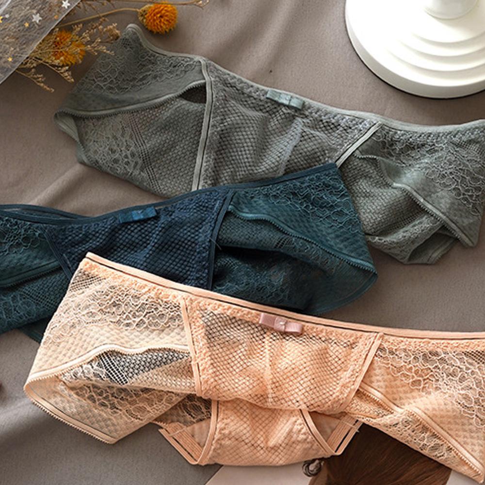 Quần Lót Cotton Không Đường May Màu Sắc Đơn Giản Cho Nữ