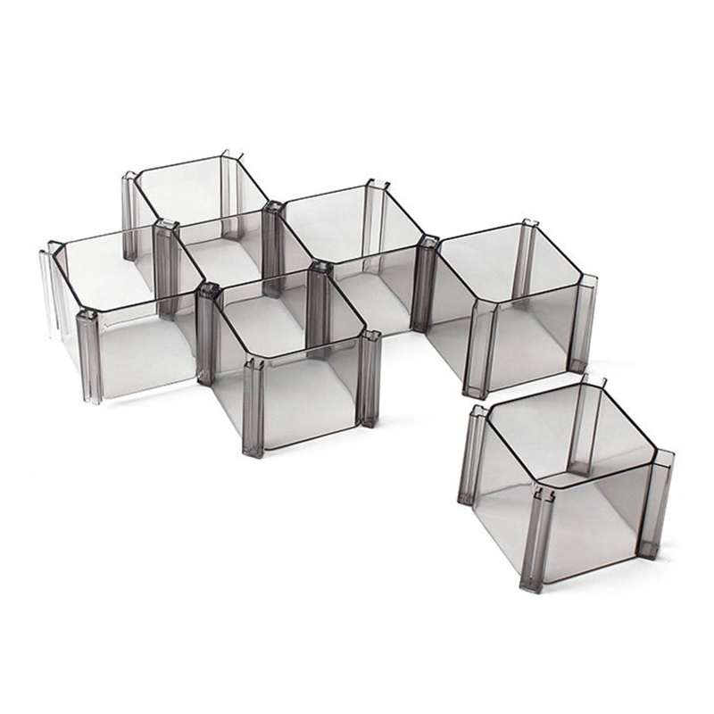 Set 6 Hộp Đựng Đồ Lót Thiết Kế Kiểu Tổ Ong Tiện Dụng