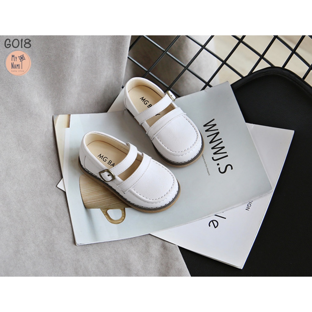 Giày búp bê màu trắng MG Baby G018
