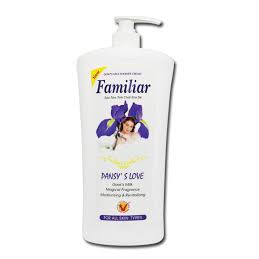 Sữa tắm trắng da Familiar Tinh chất sữa dê chai 500ml