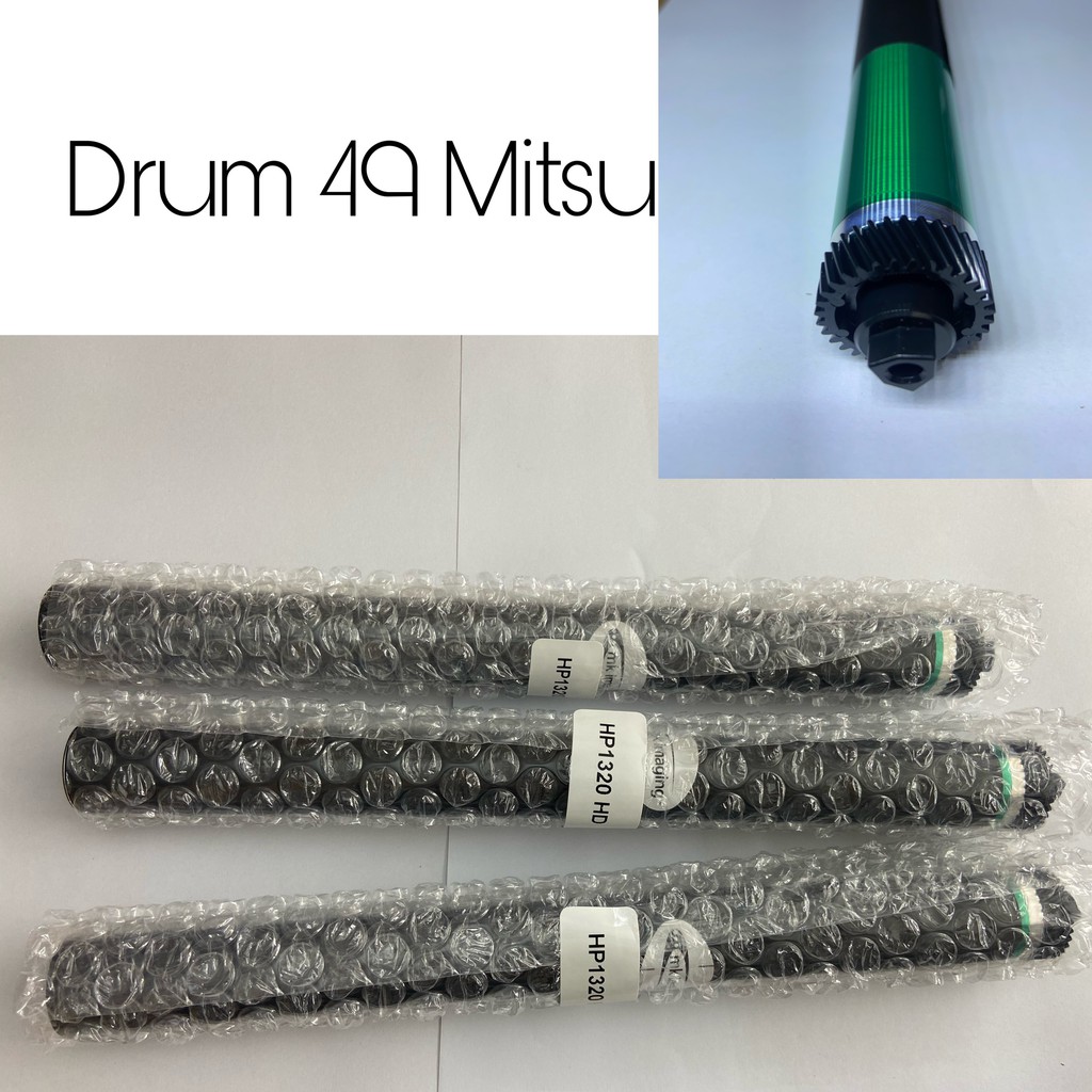 Combo 3 cây Trống in/ Drum Mitsu HP 49A - 53A - 1160 - 1320