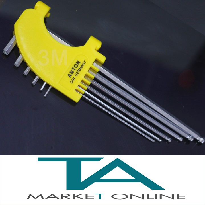 [RẺ VÔ ĐỊCH] Bộ Lục Giác ANTON 9 Chi Tiết AT-7109 Siêu Cứng
