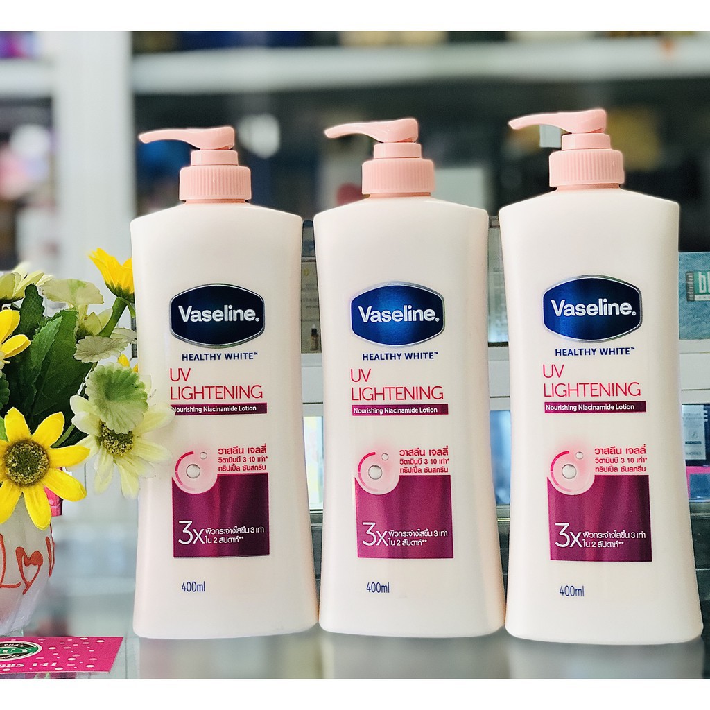 [Mẫu Mới] Sữa Dưỡng Thể Trắng Da Vaseline UV Lightening 10X - 400ml