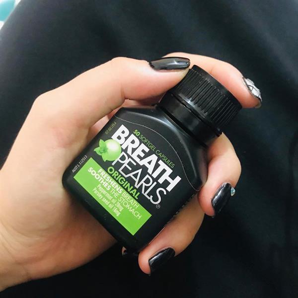 Thơm Miệng Thảo Dược Breath Pearls Fresh Mint Lọ 50 Viên