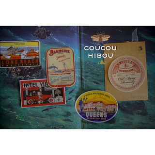  Bộ label sticker lớn- mẫu Nam Mỹ