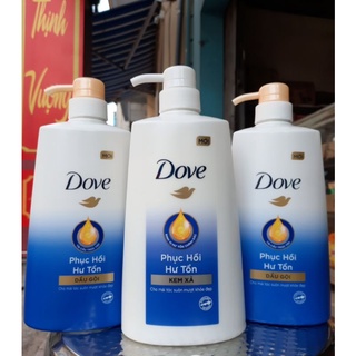 Dầu gội - dầu xả dove phục hồi hư tổn 640g