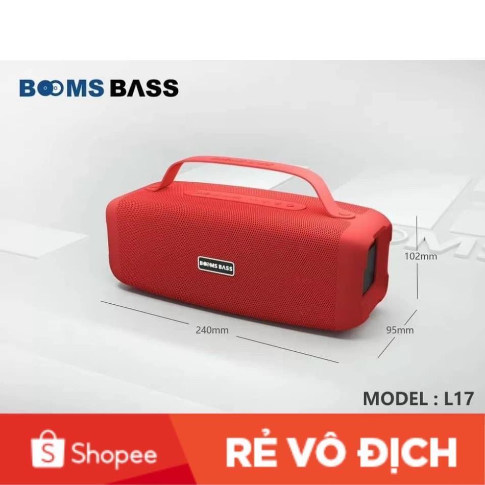 Siêu Hot- Loa Bluetooth Bombass L17 âm thanh Bass siêu ấm - Hỗ trợ thẻ nhớ,FM,audio 3.5mm hàng cao cấp