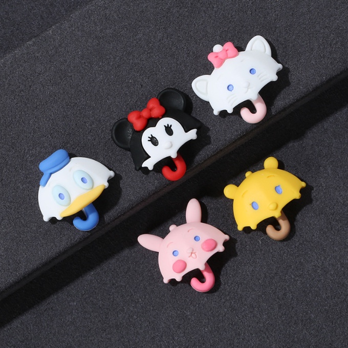 Sticker jibbitz gắn dép Crocs mẫu ô hình nhân vật Cartoon Network