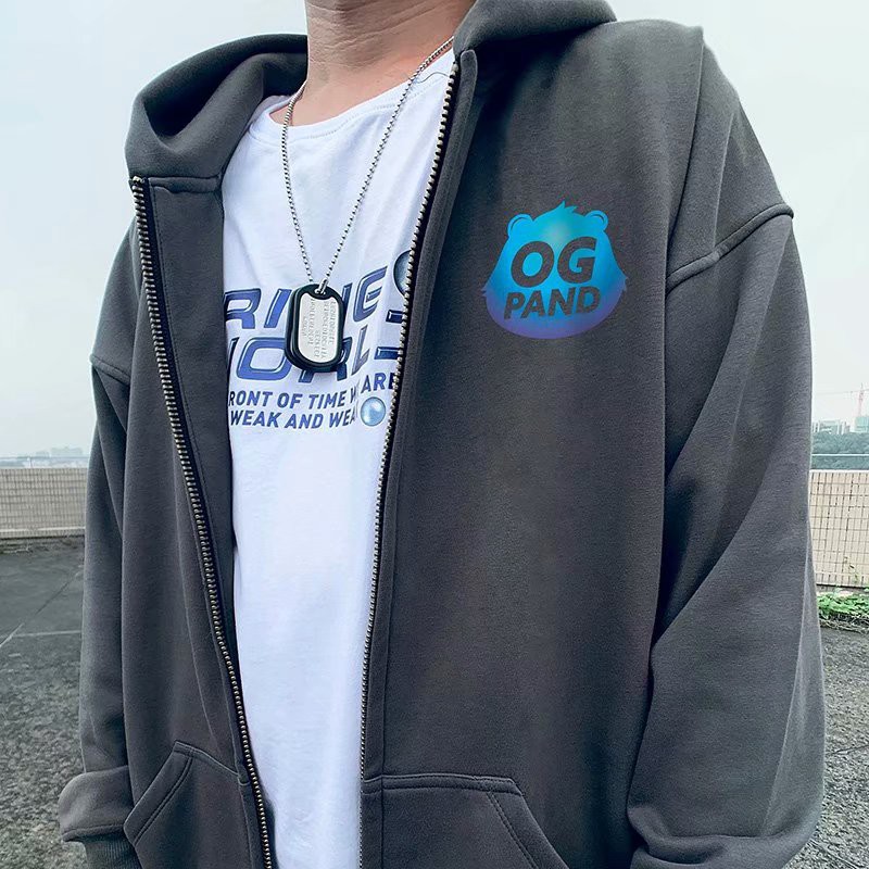 Áo Khoác Hoodie In Hình Gấu Trúc Truyền Thống Trung Quốc