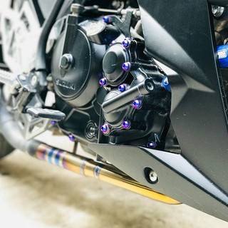 Full bộ ốc lốc máy GR5 titanium cho Raider , Satria Fi