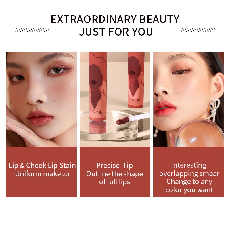 (Hàng Mới Về) Son Môi Dạng Lỏng Chất Nhung Mềm Mịn Chất Lượng Cao | BigBuy360 - bigbuy360.vn