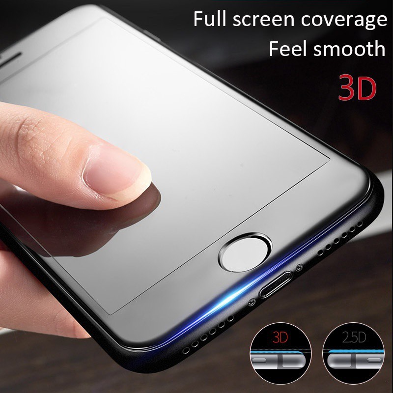 Kính cường lực bảo vệ màn hình 9H 3D cho iPhone XR XS MAX 7 6S 8P 11Pro MAX