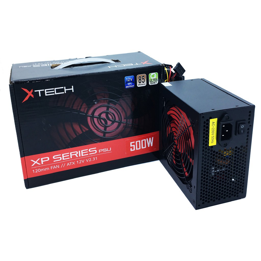 Nguồn XTECH Gaming XP500 (500W)- BH 12 tháng