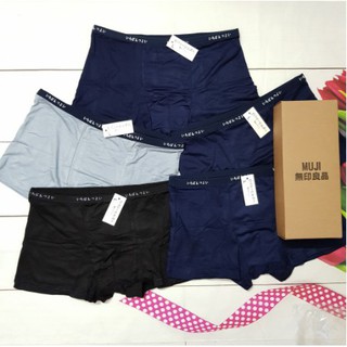 Combo 4 quần lót nam muji, sịp đùi nam muji xuất Nhật hot nhất