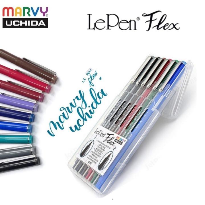 BÚT THƯ PHÁP LEPEN FLEX ĐẦU BRUSH MARVY 4800 (CHỌN MÀU)