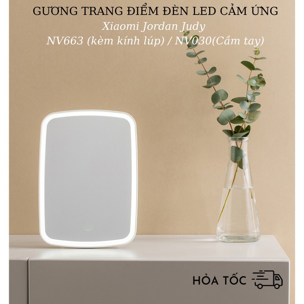 Gương trang điểm Đèn Led HD Xiaomi Jordan Judy NV663 (kèm kính lúp)/ NV030(Cầm tay)