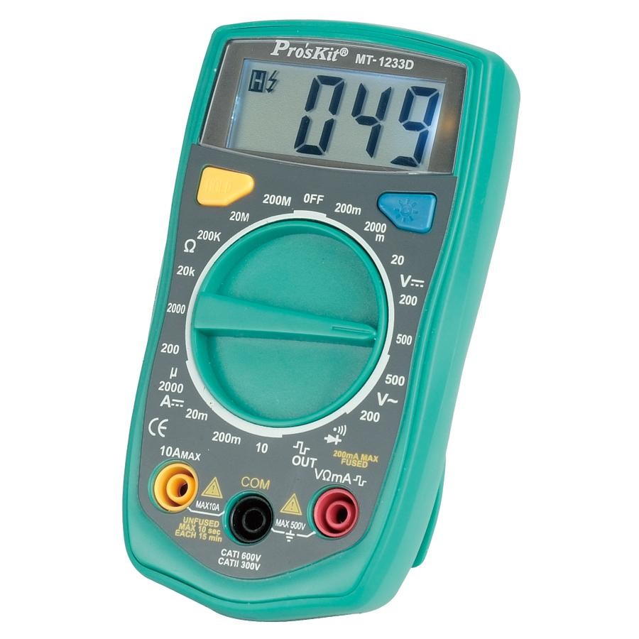Đồng hồ đo điện tử Pro'skit MT-1233D