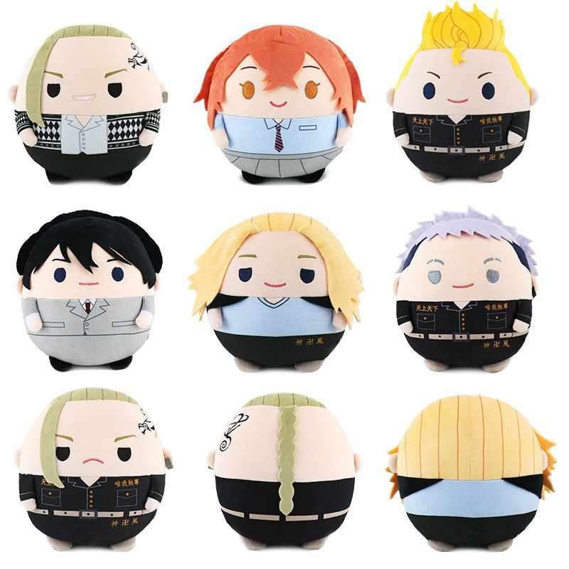 Ready Stock !!! Tokyo Revengers big Plush Toy Hanagaki Takemichi mikey Draken Mitsuya Takashi Tachibana Naoto Pillow 20CM