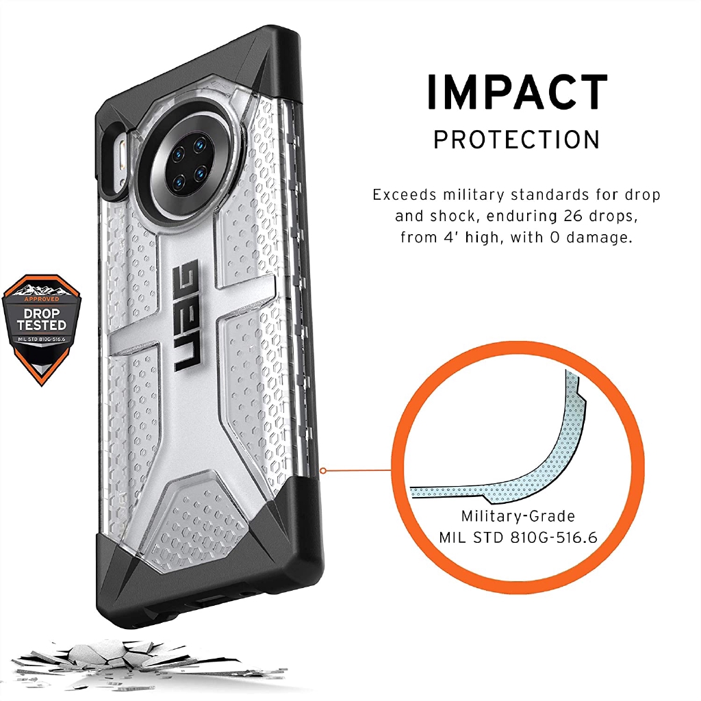 UAG Case Huawei Mate 30 Pro UAG Plasma Cover Huawei Mate 20 20X P30 Lite Military Shockproof Casing