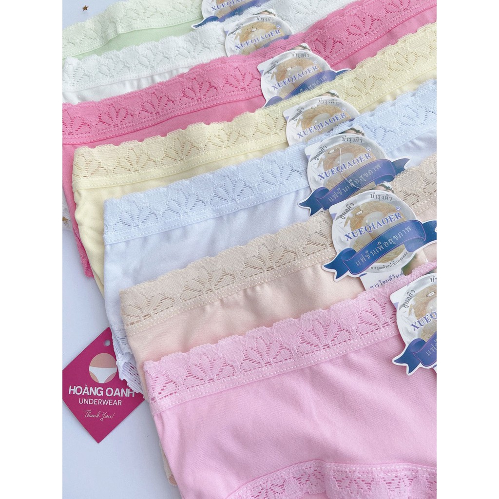 Quần lót nữ cotton Hoàng Oanh Underwear, quần chip viền ren - 819 | BigBuy360 - bigbuy360.vn