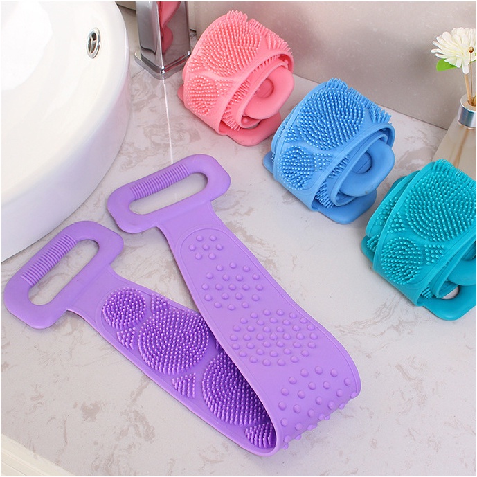 Dây Chà Lưng Massage Cơ Thể Khi Tắm Bằng Silicone Gai