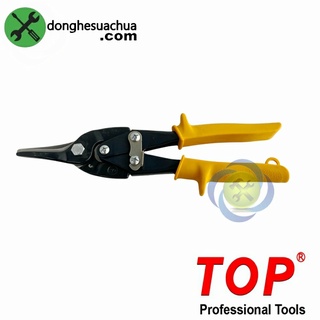Kéo cắt tôn thẳng top hb-1222 cán vàng