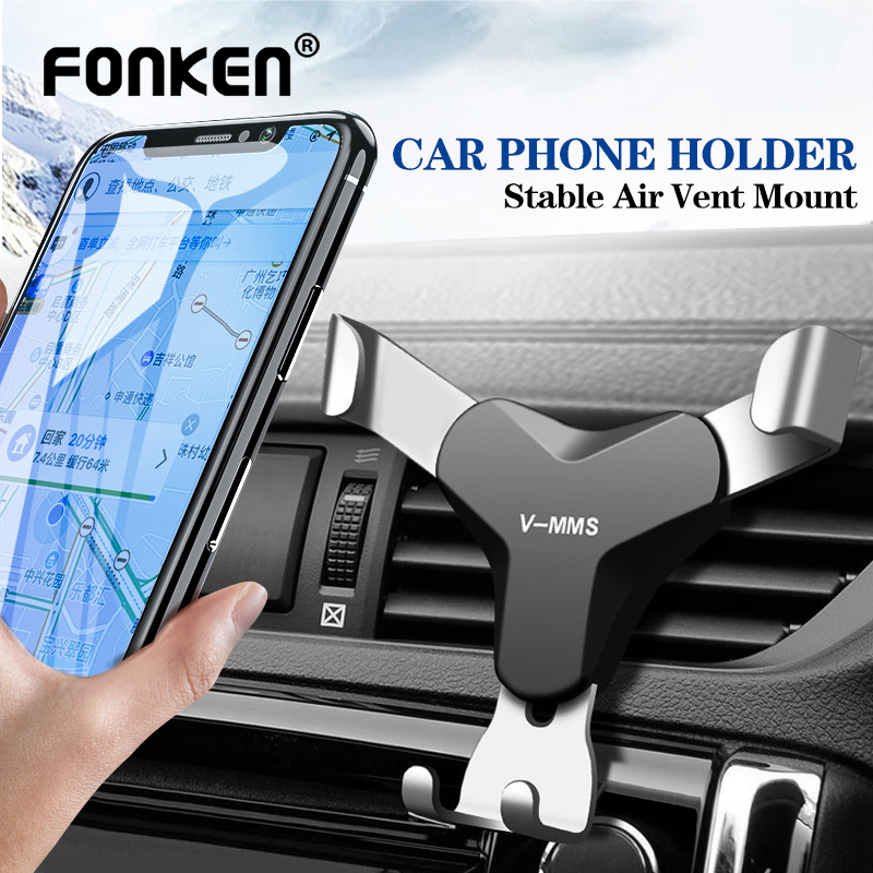 Giá Đỡ Điện Thoại Trọng Lực FONKEN Cho Điện Thoại/Máy GPS Gắn Xe Hơi