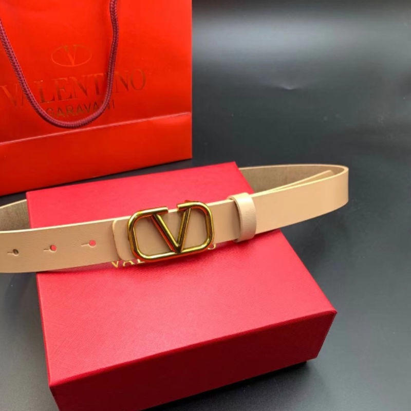 Thắt Lưng Valentino Vaentino! Hàng Có Sẵn! Thắt Lưng Da Bò Thật Unisex