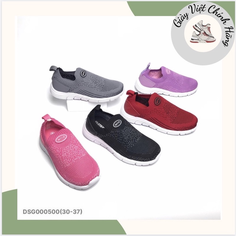 Giày thể thao trẻ em BlTIS 30-37 ❤️FREESHIP❤️ Sneakers bé trai và bé gái không dây quai dệt đế siêu nhẹ DSG 000500