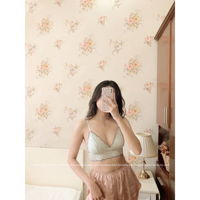 [Mã 252FASHIONSALE giảm 12% đơn 99K] Bluemint Set Bralette ren mềm mại xinh mát haruharu.label - Tự thiết kế | BigBuy360 - bigbuy360.vn