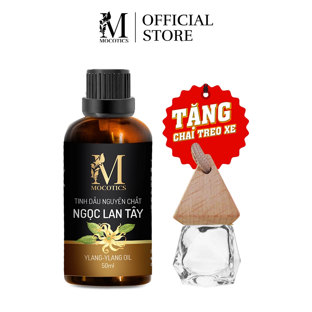 Tinh Dầu Ngọc Lan Tây MOCOTICS Chai 50ML | 100% Thiên Nhiên Nguyên Chất | Xông Thơm Phòng| Tặng lọ treo tinh dầu treo xe