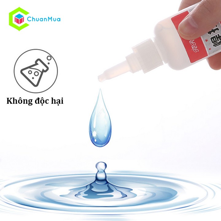 Keo Dán Siêu Dính Đa Năng 50g Dán Tốt Mọi Loại Vật Liệu Kim Loại, Gỗ, Thủy Tinh, Nhựa,..