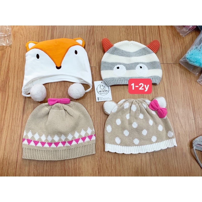 Mũ len dư sịn cho bé 1-2y