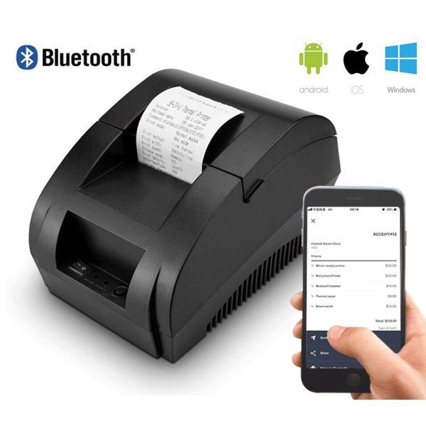 Máy in hóa đơn bluetooth POS-5890 ( android, windows)