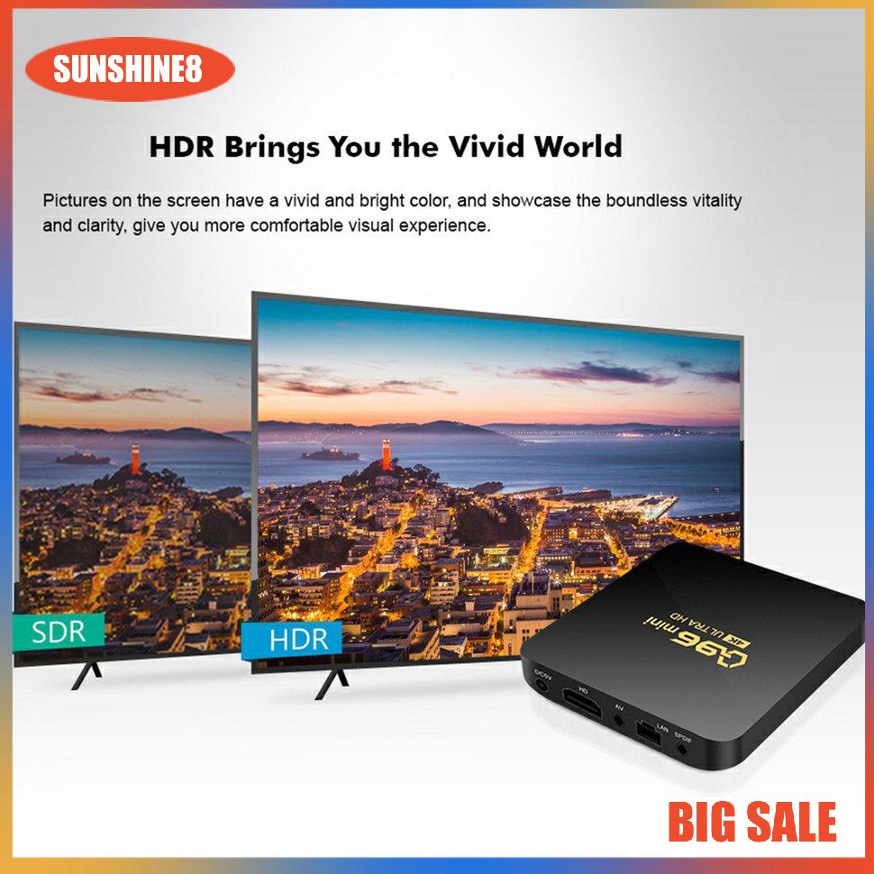 Đầu thu tivi thông minh siêu nét Television Box Home Network Play 12.0 System Smart Media Box