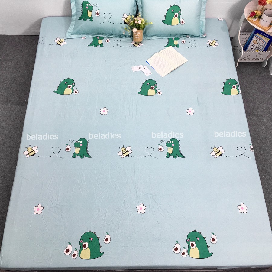 Ga kèm vỏ gối SUMOI 1m8 1m6 2m2 1m2 poly cotton  mẫu khủng long bơ