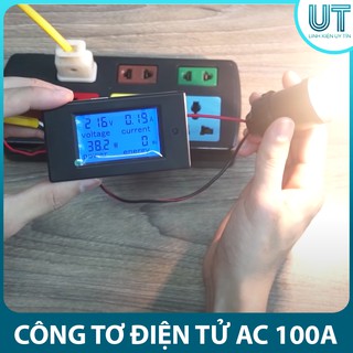 Công Tơ Điện Tử AC 100A ( PZEM-061 Cảm Biến DLXQ20 )