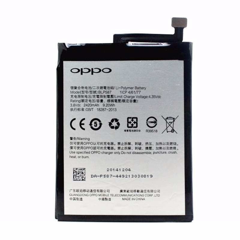 Pin Oppo R1C R8207 (BLP587) 2420mAh xịn - Bảo hành 6 tháng