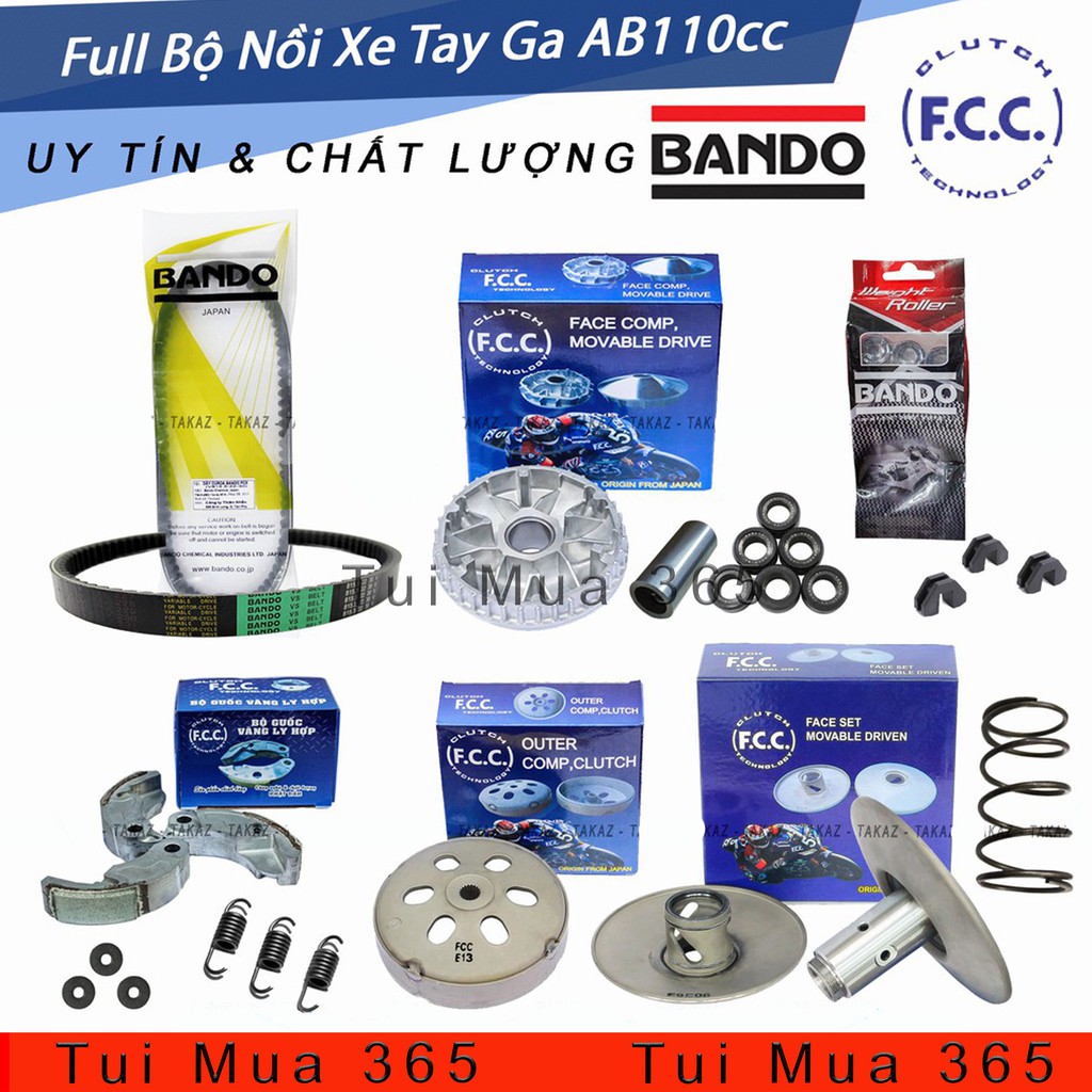 [AB110 Đời 2007-2012] Trọn Bộ Full Cả Bộ Nồi Xe Tay Ga Air Blade 110, Click 110