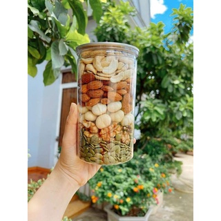 500g Hạt mix (5 loại hạt: hạnh nhân, macca, óc chó,hạt điều, bí)