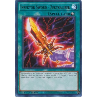 Thẻ bài Yugioh - TCG - Inzektor Sword - Zektkaliber / GRCR-EN056'