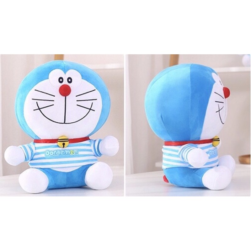 Gấu Bông Áo Kẻ Doremon Doraemon