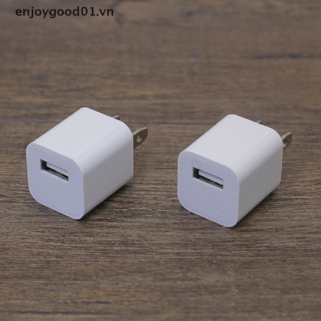 Universal Travel 5V 1A Dual USB Wall Home Charger Power Adapter Phone Charging H。