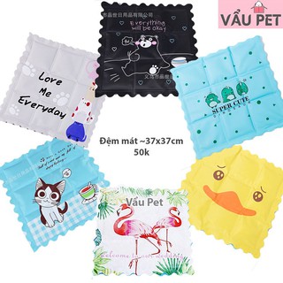 Đệm mát gel cho chó mèo - thảm mát cho thú cưng 37*37cm