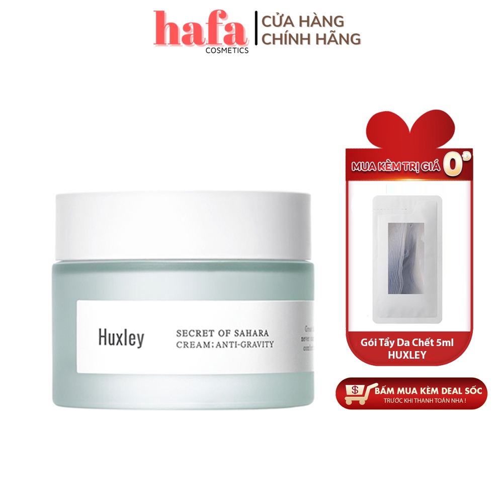 Kem dưỡng ẩm phục hồi da và chống lão hóa Huxley Cream; Anti - Gravity 50ml (+deal sốc 0đ)