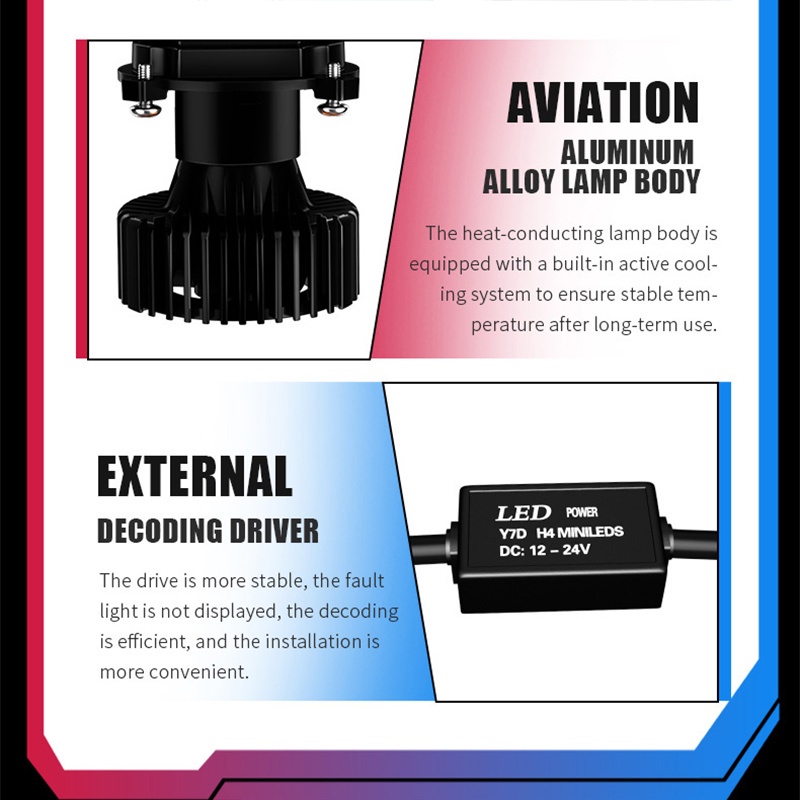 1 Đèn Pha Siêu Sáng 90W 6000k Y7D H4 H4 Chất Lượng Cao Cho Xe Hơi